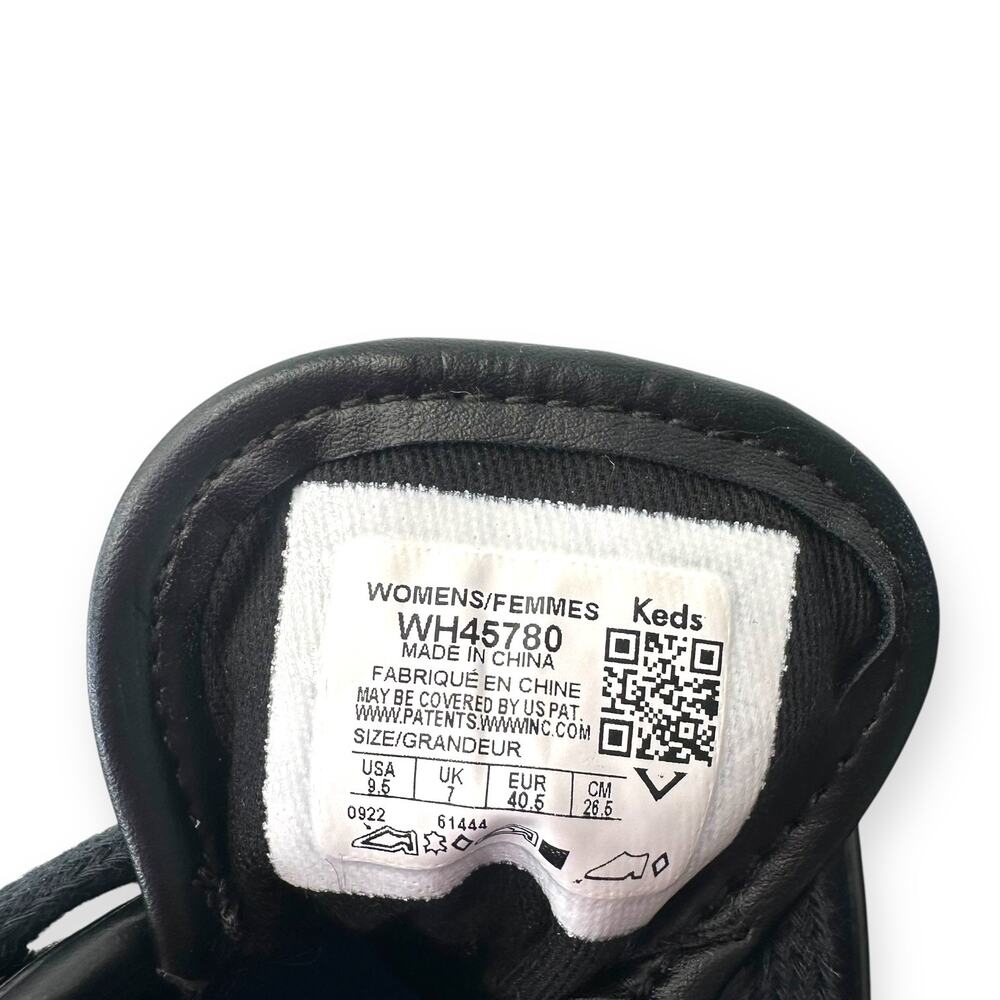 Keds Women's Champion Originals Leather Lace-Up Sneaker Size 9.5 Black - Picture 9 of 11